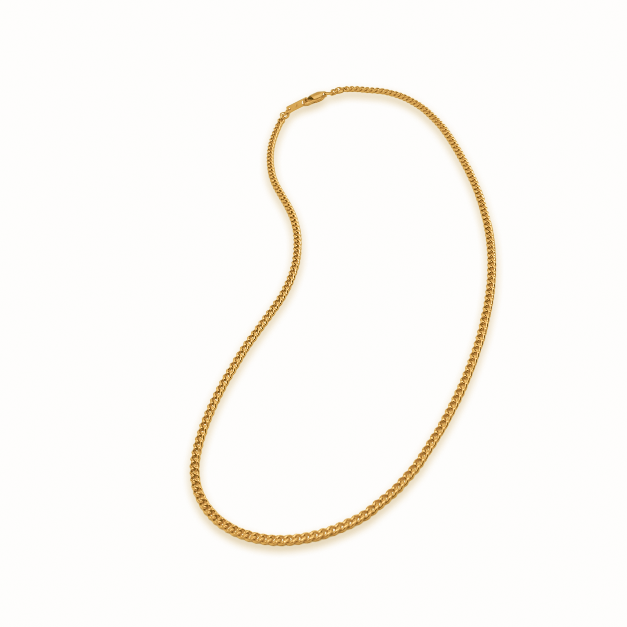 GOLD CURB CHAIN - 3.8MM