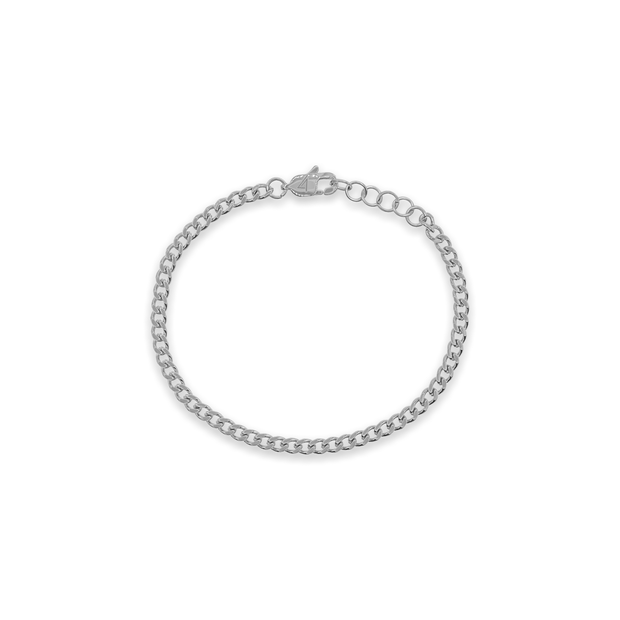 SILVER CURB - 3.8MM BUNDLE