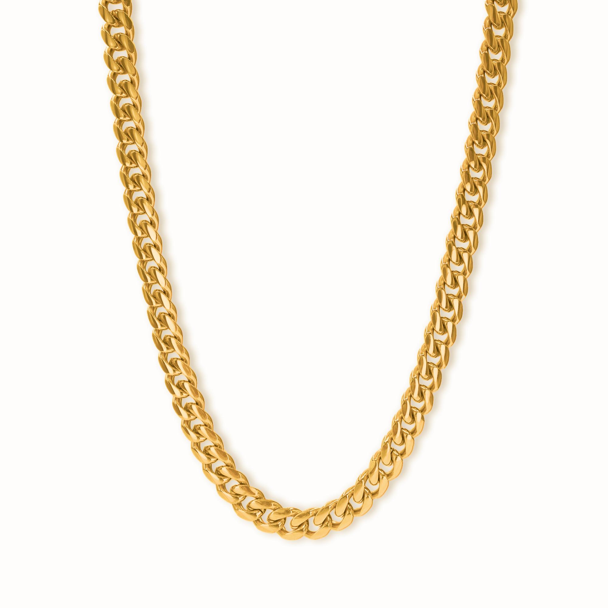 GOLD CURB CHAIN - 8.4MM