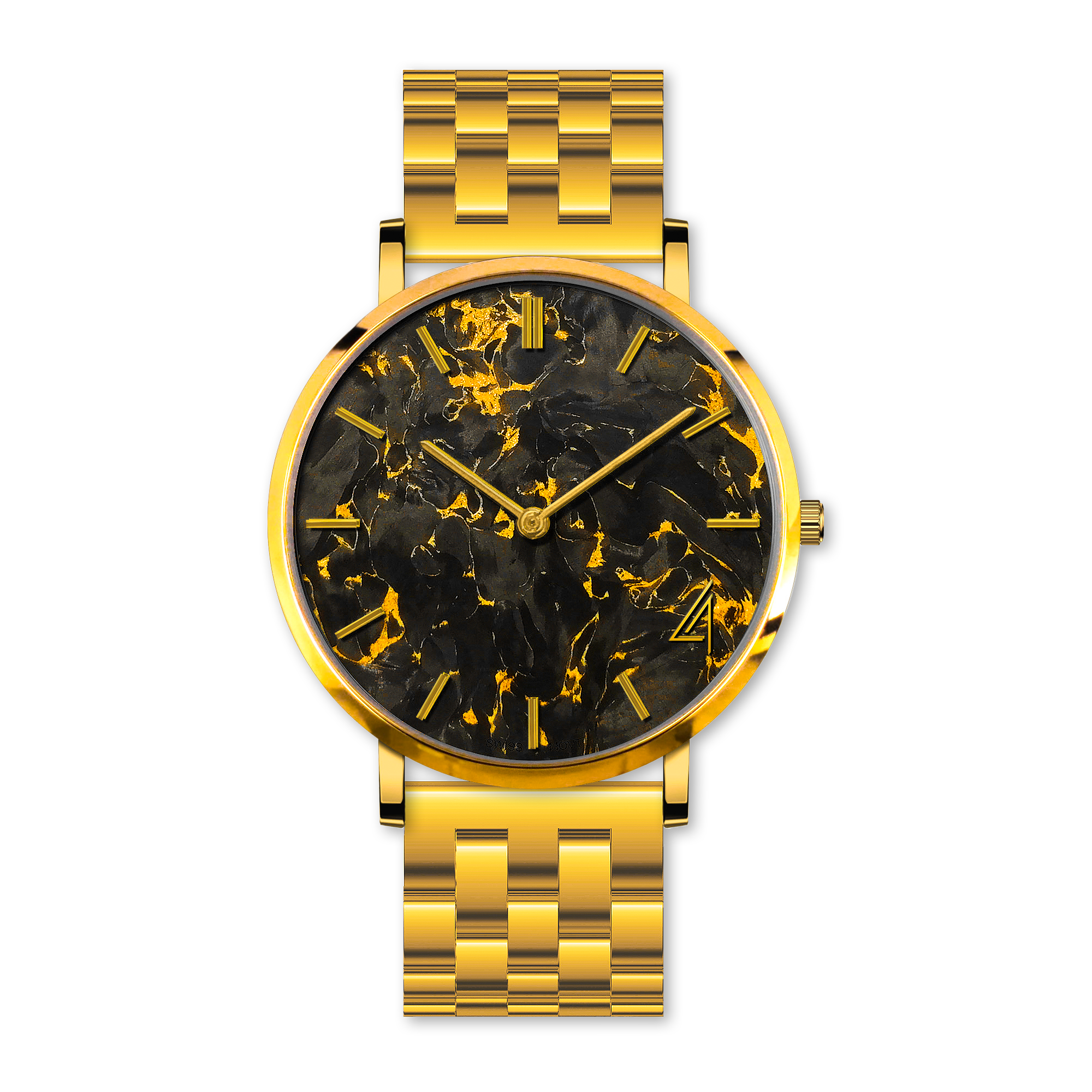 WATCH NO.1 - GOLD STEEL