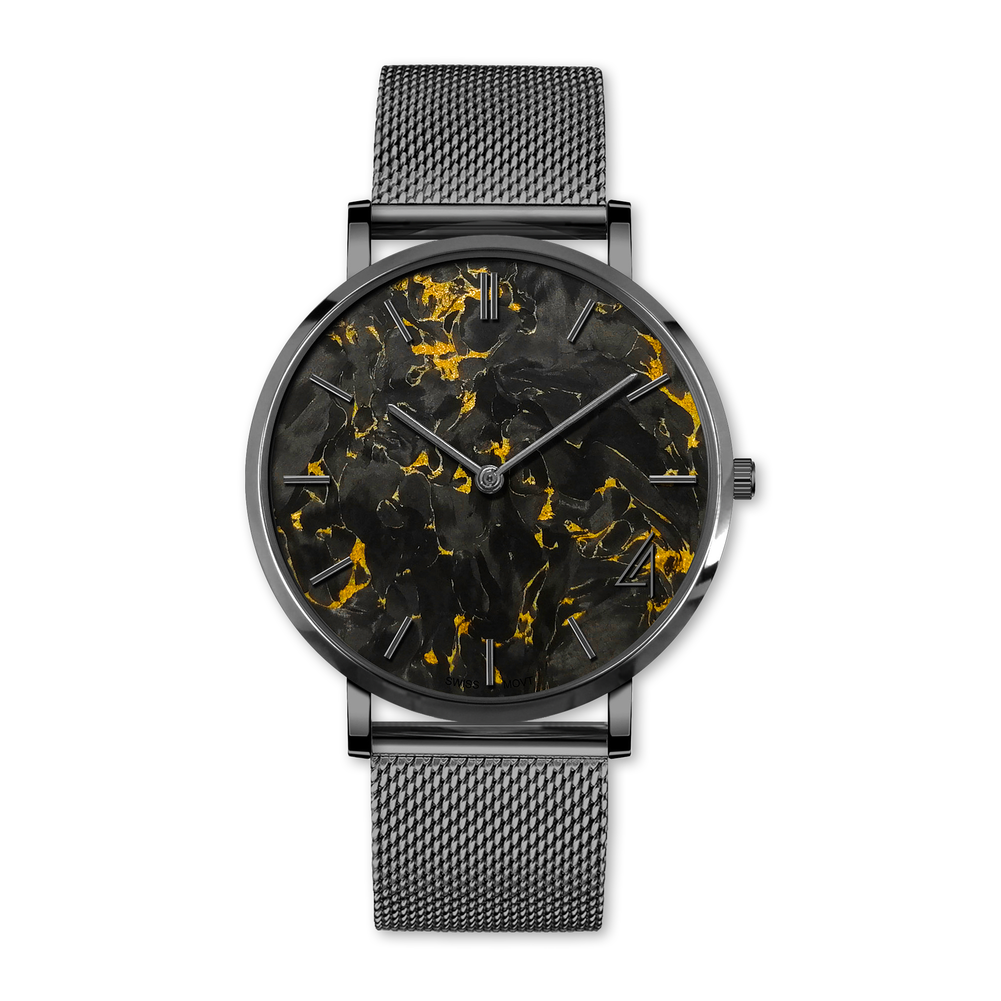 WATCH NO.1 - GUNMETAL MESH