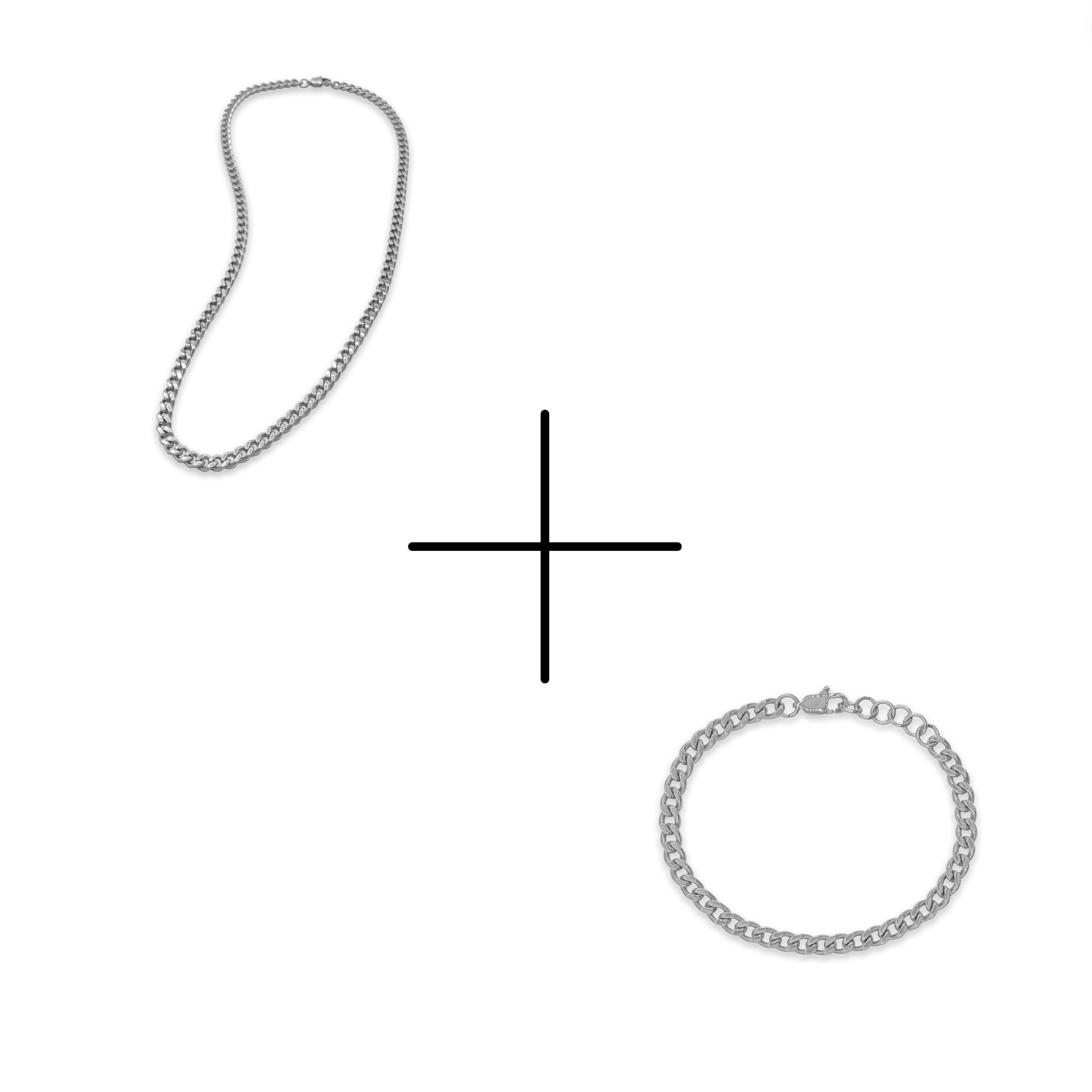 SILVER CURB - 5.4MM BUNDLE